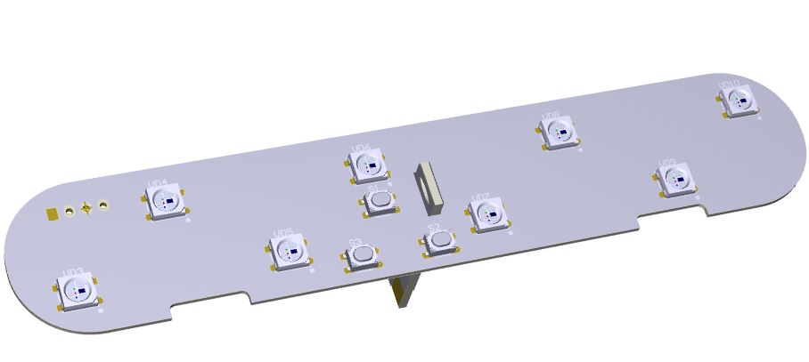 Внешний вид платы подсветки